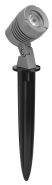 107001.WW.30.G  Hydrojet Micro, 2W LED Warm White, Textured Grey 30° Luminaire,